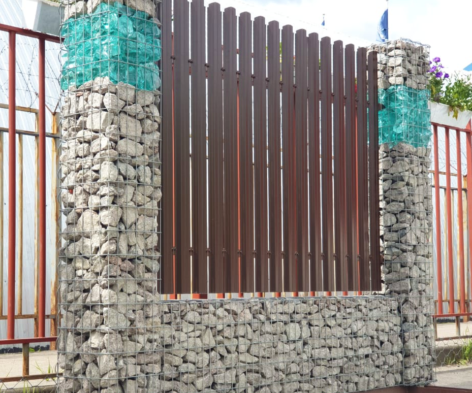 Забор из габионов ЗнаКо _272